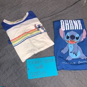 Disney Stitch Shirts, Sizes-M
